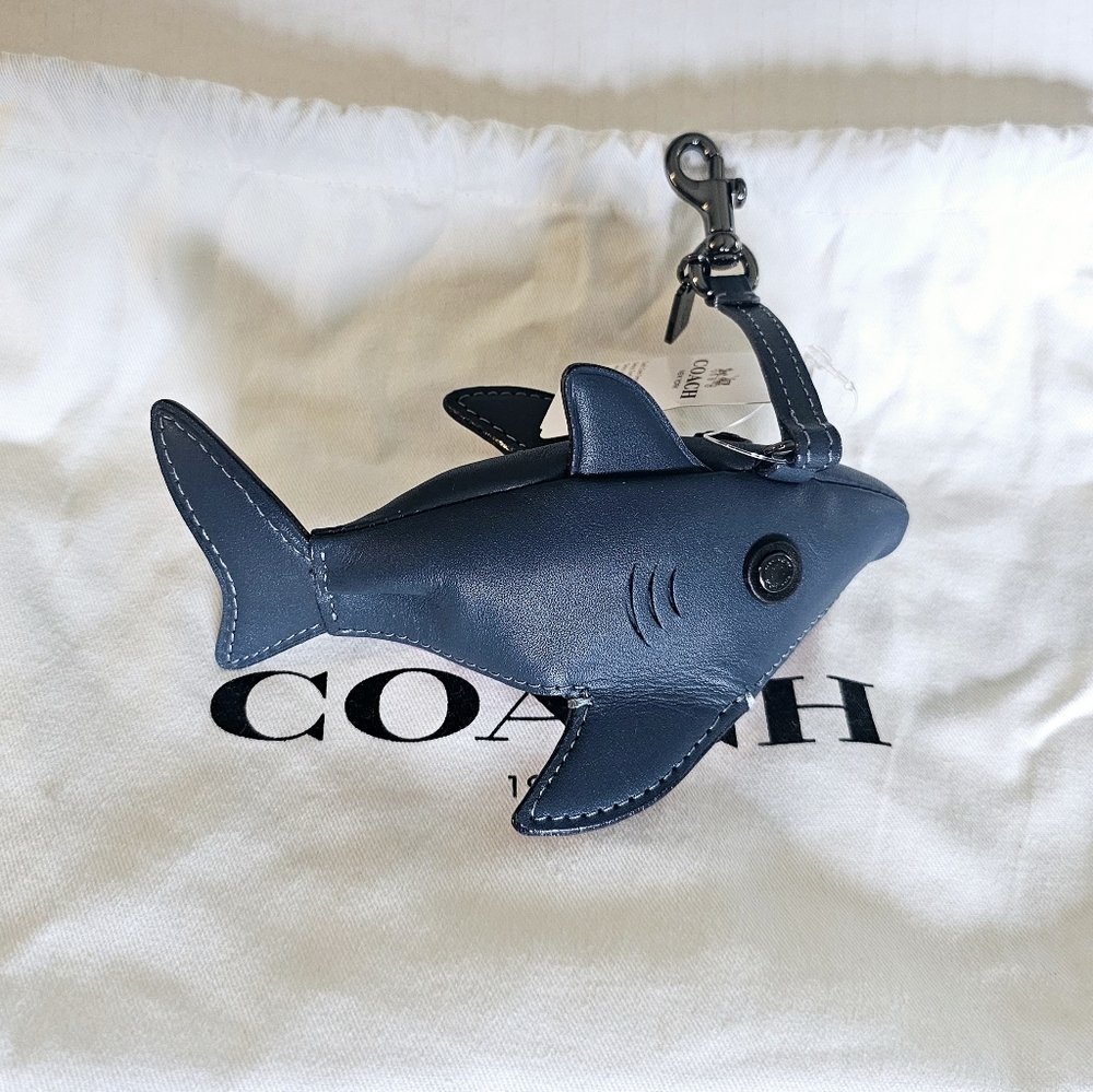 Rare NWT Coach Sharky Coin Purse